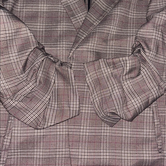 Plaid Women’s Blazer Size L - Picture 2 of 6